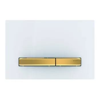 Poga iebūvējamam rāmim Geberit Sigma50 Balts/Misiņš 115.672.11.2