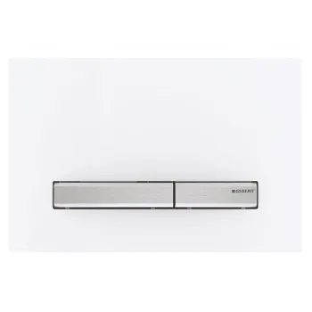 Poga iebūvējamam rāmim Geberit SIGMA50 Hromēta/Balta 115.788.11.2