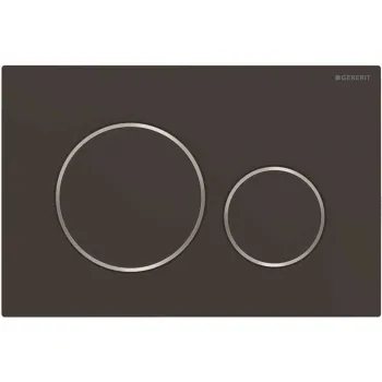 Poga iebūvējamam rāmim Geberit Sigma20 Melna/Hromēta 115.882.14.1