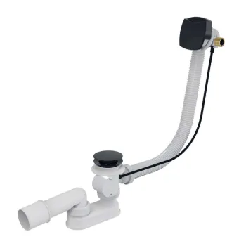 Vannas sifons Kielle 570mm ar ūdens uzpildi Melna Matēta 11601034