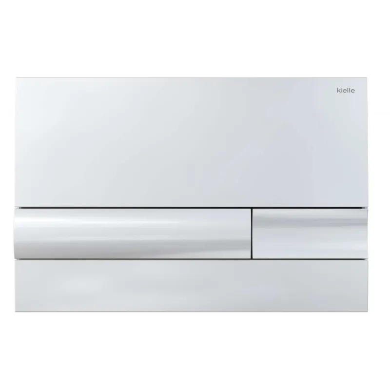 Tualetes poda komplekts Kielle Genesis rāmis ar Villeroy & Boch Subway podu, SoftClose vāku, ar Hromētu Gemini L pogu 11AK1102