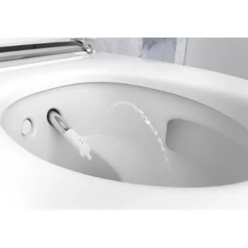 Piekaramais pods ar bide funkciju GEBERIT Mera Higieny Intymnej ar vāku Piekaramais pods ar bide funkciju GEBERIT Mera Higieny Intymnej ar vāku