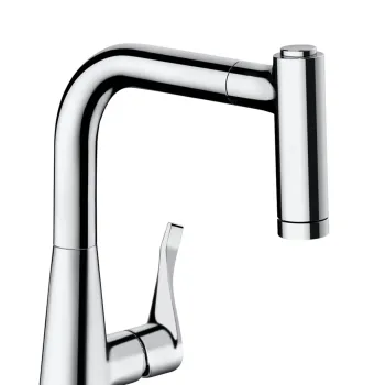 Virtuves maisītājs Hansgrohe Metris M71 izvelkams Hromēts 14834000