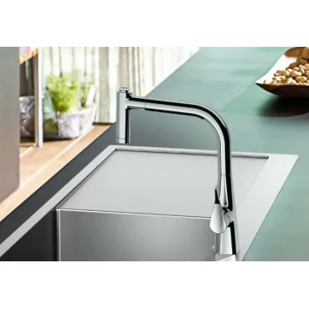 Virtuves maisītājs Hansgrohe Metris M71 izvelkams Hromēts 14834000
