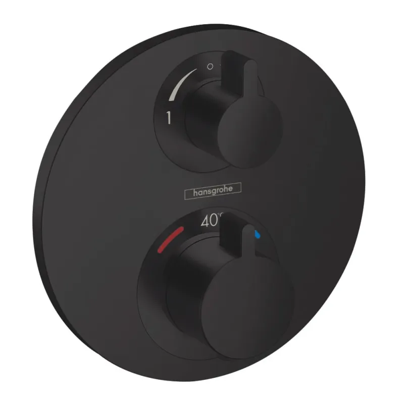 Vannas / Dušas maisītājs Hansgrohe Ecostat S iebūvējams ar Termostatu Melns Matēts