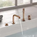 Vannas / Dušas maisītājs Grohe Essence uz vannas malas SpeedClean PVD  virsma warm sunset 19578DA1