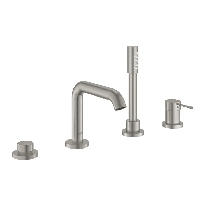Vannas / Dušas maisītājs Grohe Essence uz vannas malas, supersteel 19578DC1