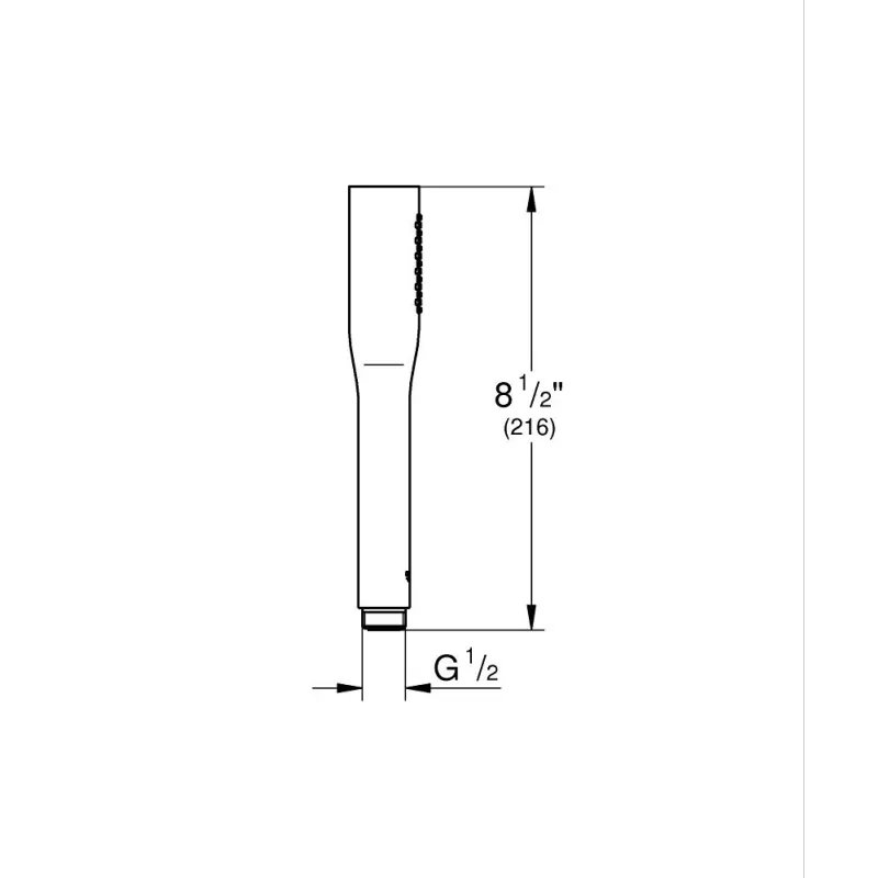 Dušas klausule Grohe Euphoria Cosmopolitan Stick Melna 22126KF0