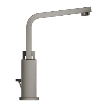Vannas istabas Izlietnes maisītājs Grohe Eurocube L-Size ar pop up vārstu, brushed Hard Graphite 23135AL0