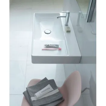 Vannas istabas izlietne Duravit DuraSquare WonderGliss, DuraCeram® 80x47cm, Balta Vannas istabas izlietne Duravit DuraSquare WonderGliss, DuraCeram® 80x47cm, Balta