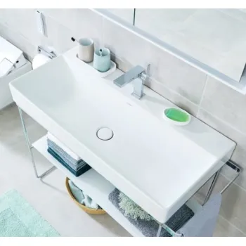 Vannas istabas izlietne Duravit DuraSquare, DuraCeram® 100x47cm, Balta Vannas istabas izlietne Duravit DuraSquare, DuraCeram® 100x47cm, Balta