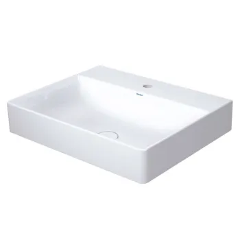 Vannas istabas izlietne Duravit DuraSquare WonderGliss, DuraCeram® 60x47cm, Balta Vannas istabas izlietne Duravit DuraSquare WonderGliss, DuraCeram® 60x47cm, Balta