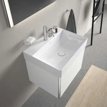 Vannas istabas izlietne Duravit DuraSquare WonderGliss, DuraCeram® 60x47cm, Balta Vannas istabas izlietne Duravit DuraSquare WonderGliss, DuraCeram® 60x47cm, Balta