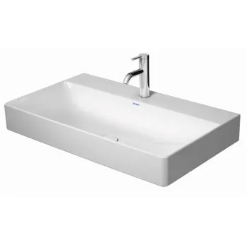 Vannas istabas izlietne Duravit DuraSquare WonderGliss, DuraCeram® 80x47cm, Balta Vannas istabas izlietne Duravit DuraSquare WonderGliss, DuraCeram® 80x47cm, Balta