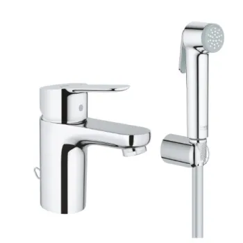 Izlietnes maisītājs Grohe Bau Edge  S-Size ar Bidetta 23757000 Hromēts