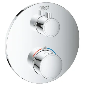 Dušas maisītājs Grohe Grohtherm iebūvējams ar termostatu Hromēts 24075000