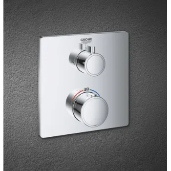 Dušas maisītājs Grohe Grohtherm ar termostatu, Hromēts 24079000