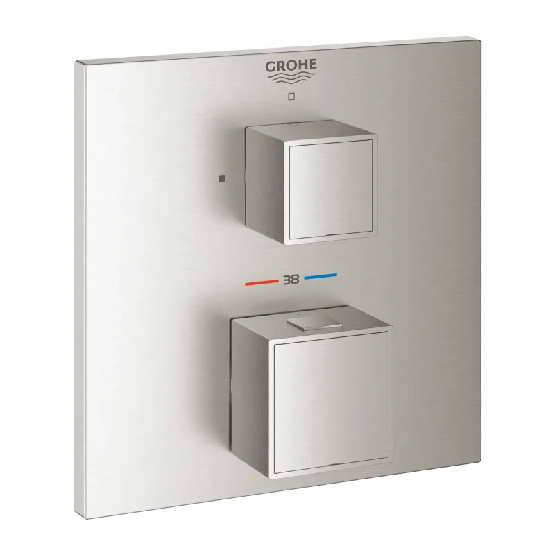 Vannas / Dušas maisītājs Grohe Grohtherm Cube iebūvējams, ar termostatu supersteel  24153DC0