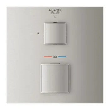 Vannas / Dušas maisītājs Grohe Grohtherm Cube iebūvējams, ar termostatu supersteel  24153DC0