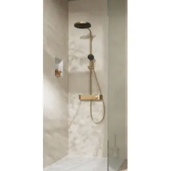 Dušas sistēma Hansgrohe Pulsify S Showerpipe 260 1jet 24220140 Brushed Bronze