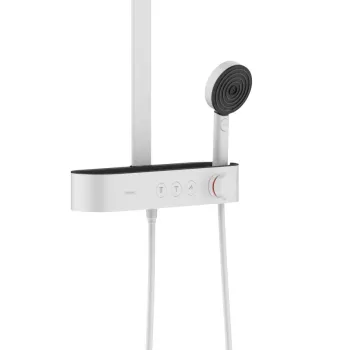 Dušas sistēma Hansgrohe Pulsify S Showerpipe 260 2jet EcoSmart 24241700 Balts Matēts