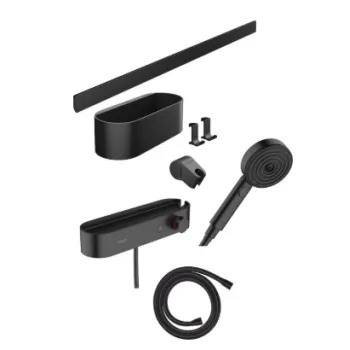 Dušas komplekts Hansgrohe WallStoris Bundle hand shower 105 3jet Activation EcoSmart Ar Termostatu 24250670