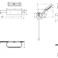 Dušas sistēma Hansgrohe WallStoris Bundle hand shower 105 3jet Activation EcoSmart 24291700 Balts Matēts