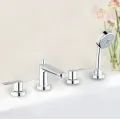 Vannas / Dušas maisītājs Grohe BauLoop uz vannas malas, hromēts 2511900A