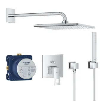 Dušas sistēma Grohe Eurocube 310 Cube 25238000 hromēts 25238000 Dušas sistēma Grohe Eurocube 310 Cube 25238000 hromēts 25238000