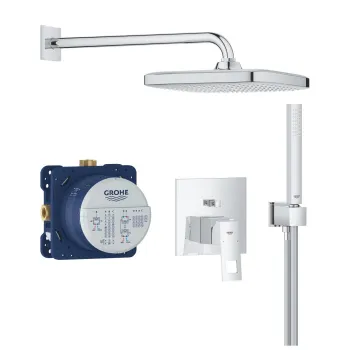 Dušas sistēma Grohe Eurocube Tempesta 250 Cube iebūvējamā, Hromēta 25289000 Dušas sistēma Grohe Eurocube Tempesta 250 Cube iebūvējamā, Hromēta 25289000
