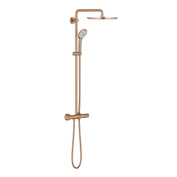 Dušas sistēma GROHE Euphoria 310 ar termostatu, PVD  virsma birstēts Warm Sunset 26075DL0 Dušas sistēma GROHE Euphoria 310 ar termostatu, PVD  virsma birstēts Warm Sunset 26075DL0