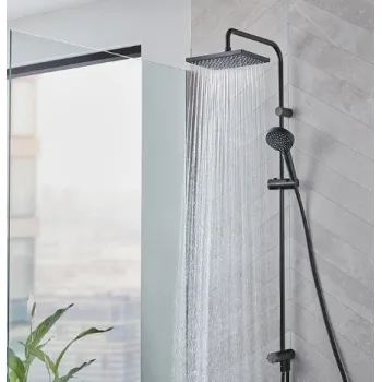 Dušas komplekts Hansgrohe  Vernis Shape SHP Reno EcoSmart 26289670 Melns Matēts
