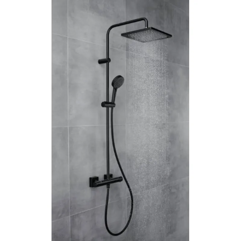 Dušas komplekts Hansgrohe  Vernis Shape SHP Reno EcoSmart 26289670 Melns Matēts