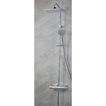 Dušas sistēma Hansgrohe Vernis Shape Showerpipe 230 1jet EcoSmart+ Ar Termostatu 26319000