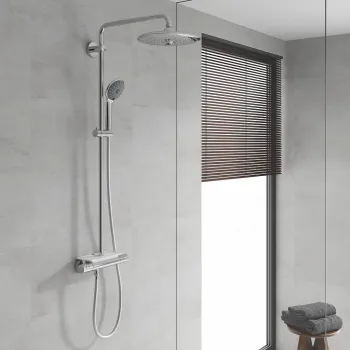 Dušas sistēma Grohe Vitalio Joy System 260 ar Termostatu Hromēts 26403001 Dušas sistēma Grohe Vitalio Joy System 260 ar Termostatu Hromēts 26403001