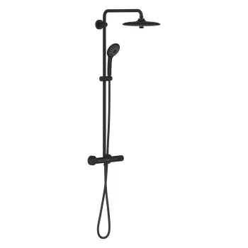 Dušas sistēma Grohe Vitalio Joy System 260 ar Termostatu Phantom black 26403KF2 Dušas sistēma Grohe Vitalio Joy System 260 ar Termostatu Phantom black 26403KF2