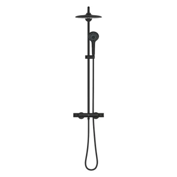 Dušas sistēma Grohe Vitalio Joy System 260 ar Termostatu Phantom black 26403KF2 Dušas sistēma Grohe Vitalio Joy System 260 ar Termostatu Phantom black 26403KF2