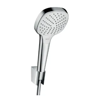 Dušas komplekts Hansgrohe Croma Select E Vario/Porter 1250mm 26425400 Balts / Hroms