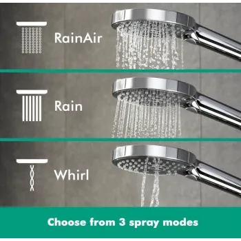 Dušas klausule Hansgrohe Raindance Select S 120 EcoSm 26531140 Brushed Bronze