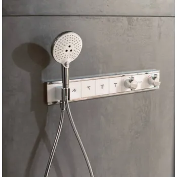 Dušas klausule Hansgrohe Raindance Select S 120 EcoSm 26531400 Hromēts / Balts