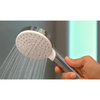 Dušas komplekts Hansgrohe  Crometta 1jet 9l Porter Set 1250mm 26568400 Balts / Hromēts