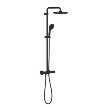 Dušas sistēma Grohe Vitalio Start System 250 ar termostatu 266772431 Melns matēts Dušas sistēma Grohe Vitalio Start System 250 ar termostatu 266772431 Melns matēts