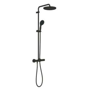 Dušas sistēma Grohe Vitalio Start System 250 ar termostatu 266772431 Melns matēts Dušas sistēma Grohe Vitalio Start System 250 ar termostatu 266772431 Melns matēts