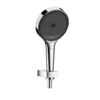 Dušas klausule Hansgrohe Rainfinity 130 3j Porter Set 1600 26851000 hromēta