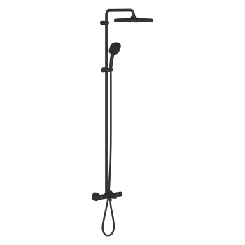 Dušas sistēma Grohe Vitalio Comfort 250 ar termostatu Melna 269842431 Dušas sistēma Grohe Vitalio Comfort 250 ar termostatu Melna 269842431