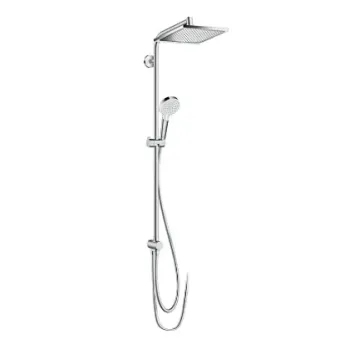 Dušas sistēma Hansgrohe Crometta E Showerpipe 240 1jet EcoSmart Reno 27289000