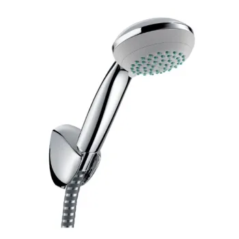 Dušas komplekts Hansgrohe Crometta 85 Vario/Porter Set ar turētāju un daušas vadu 1250mm 27558000 hromēts