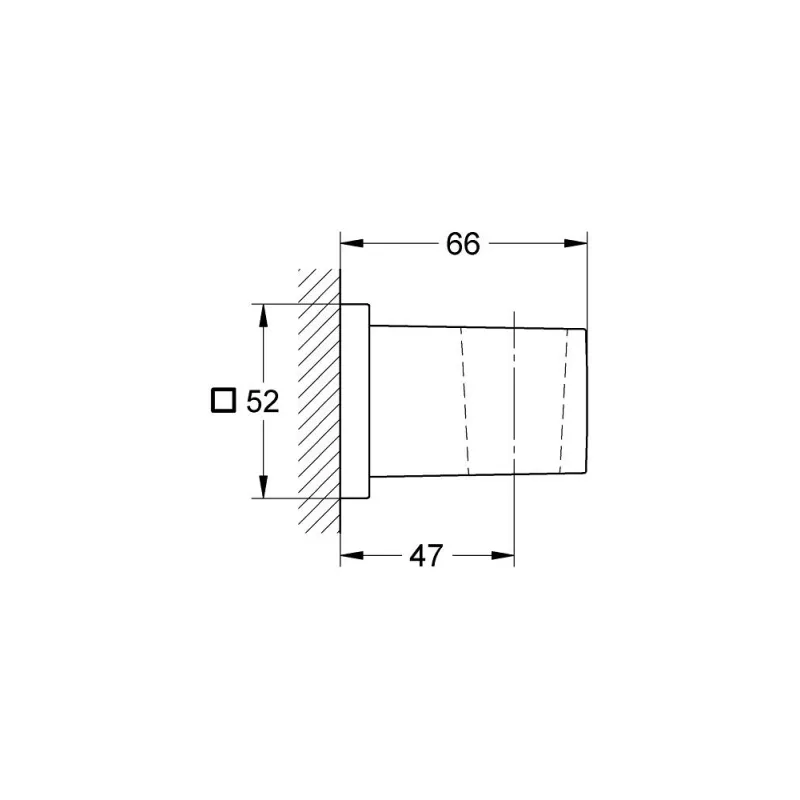Dušas klausules turētājs GROHE Euphoria Cube StarLight® apdare, Hromēts 27693000