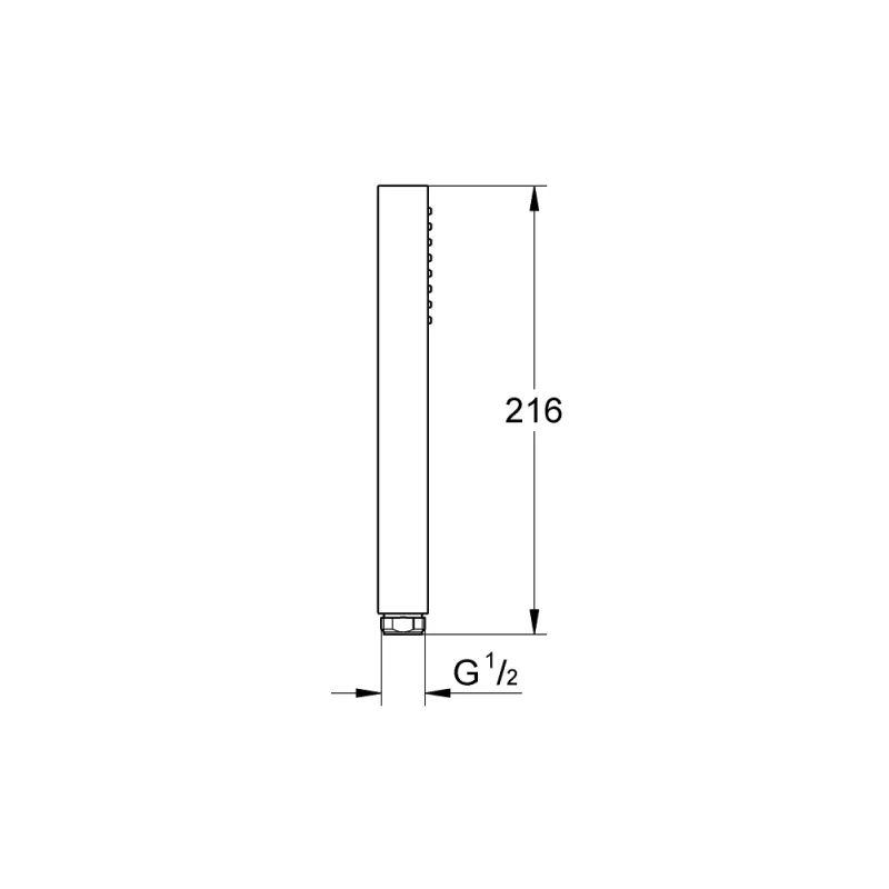 Dušas klausule Grohe Euphoria Cube StarLight® apdare, Hromēts 27699000