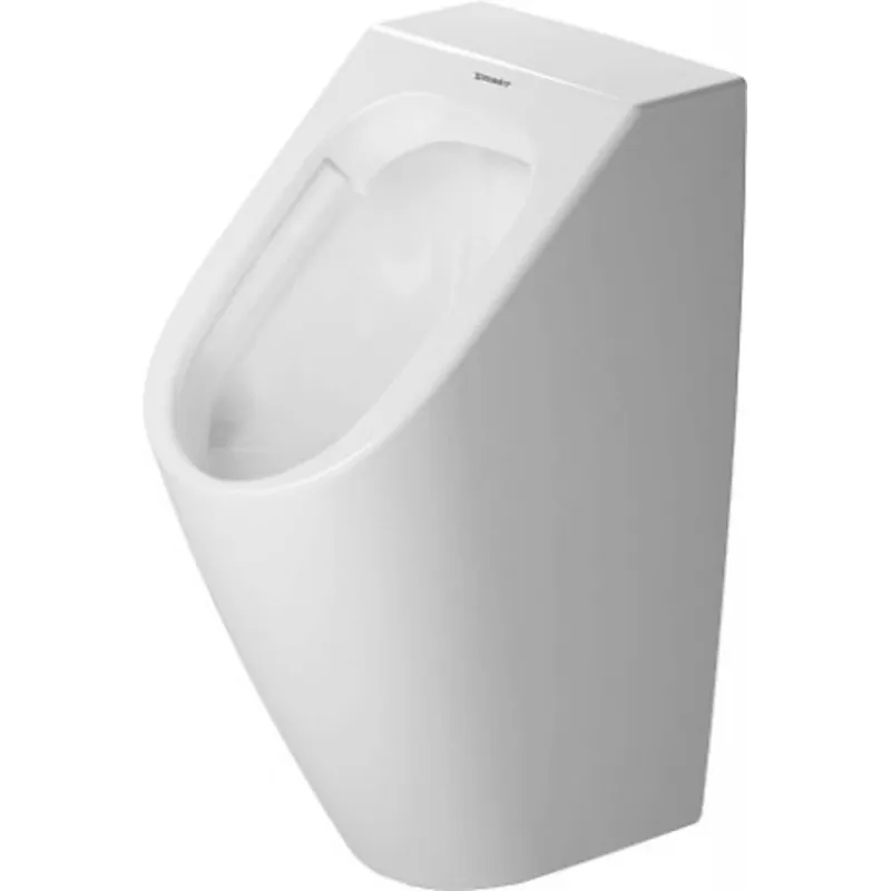 Pisuārs Duravit ME by Starck Rimfree pievads no aizmugures, balts